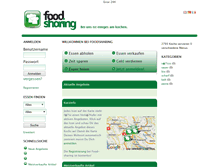 Tablet Screenshot of foodsharing.com